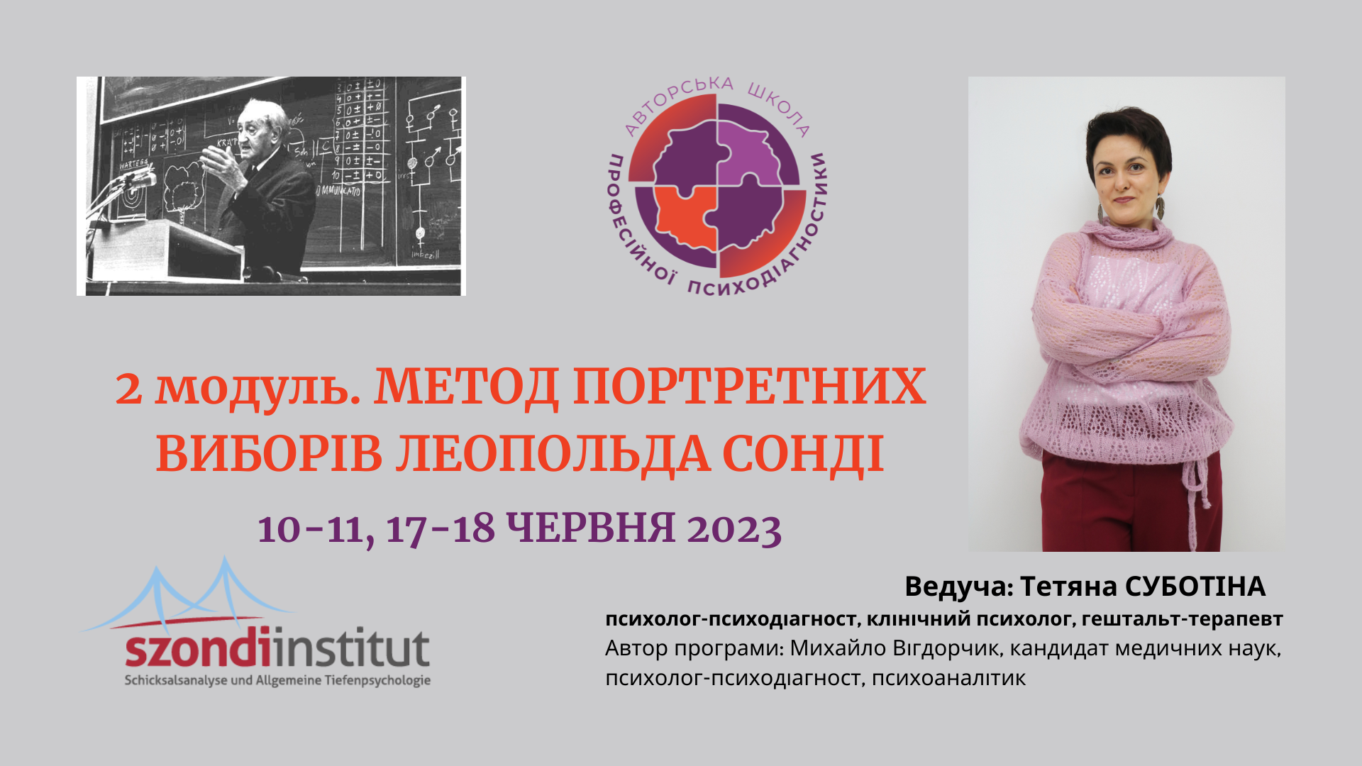 Метод портребних виборів Л. Сонді. 1 частина